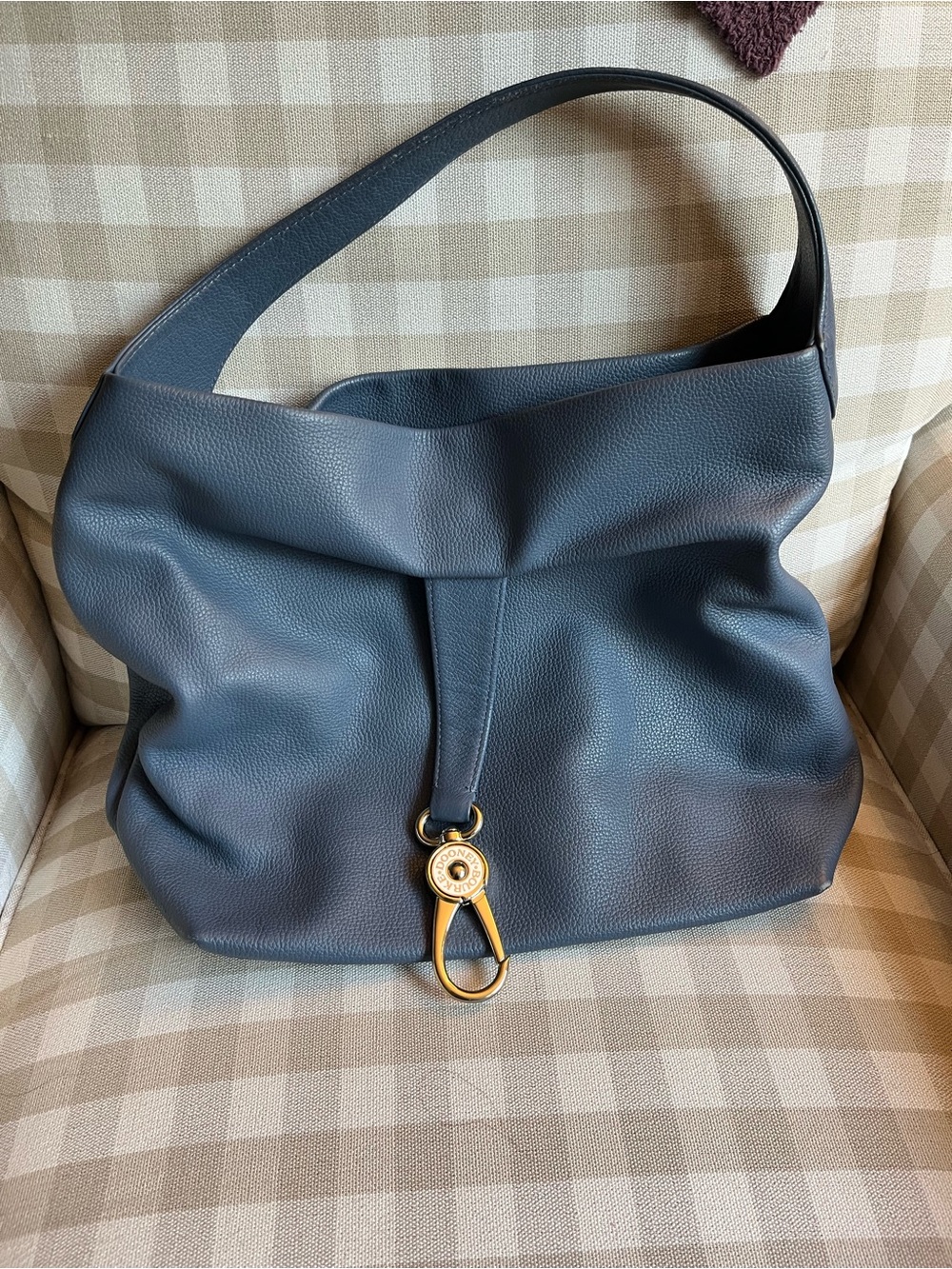 Dooney & Bourke Pebble Grain Logo Lock Sac Bag - Picture 5 of 11